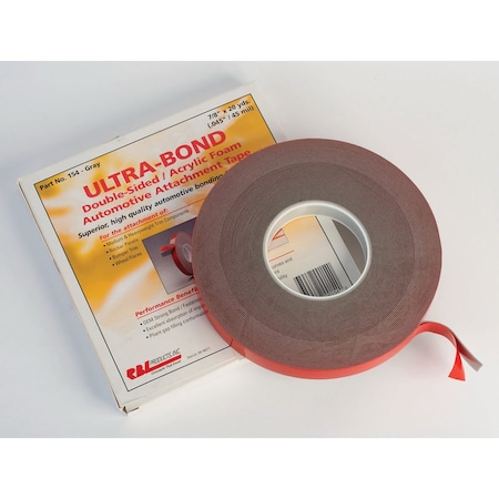 Rbl Products FOAM TAPE GRAY 1/2IN  X 20 YD 153